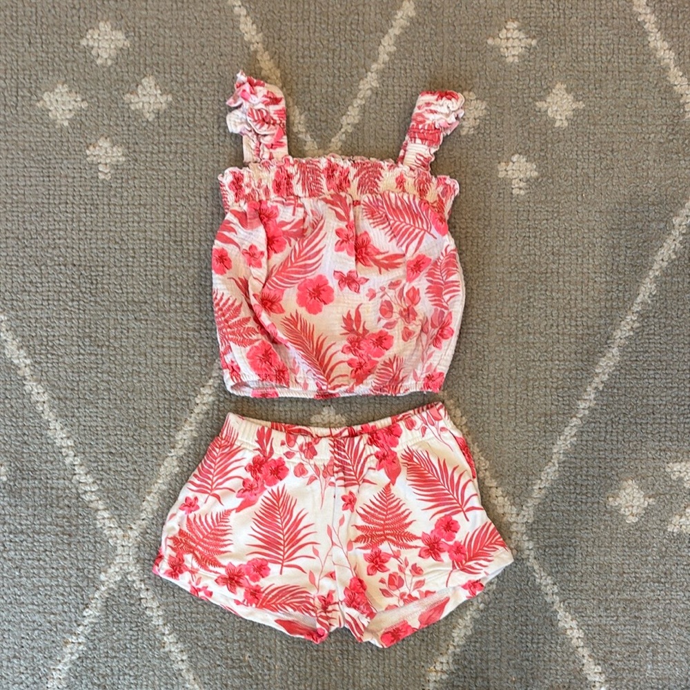 FBZ Pink Tie-Dye Shorts